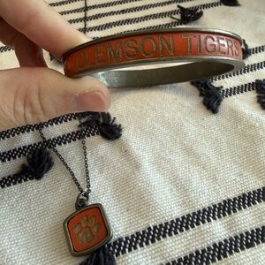 Legacy Clemson Paw Necklace + Bracelet